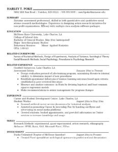 Behavioral Sciences Resume