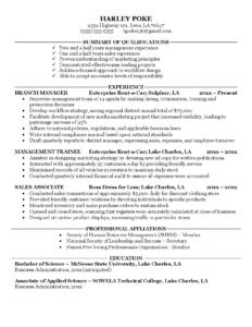 Business Admin Resume